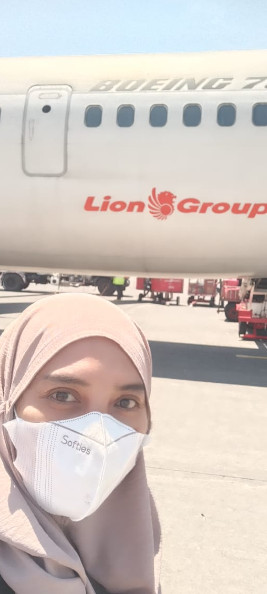 Bersiap menuju Medan di Bandara Juanda. Foto; Dok. Pribadi