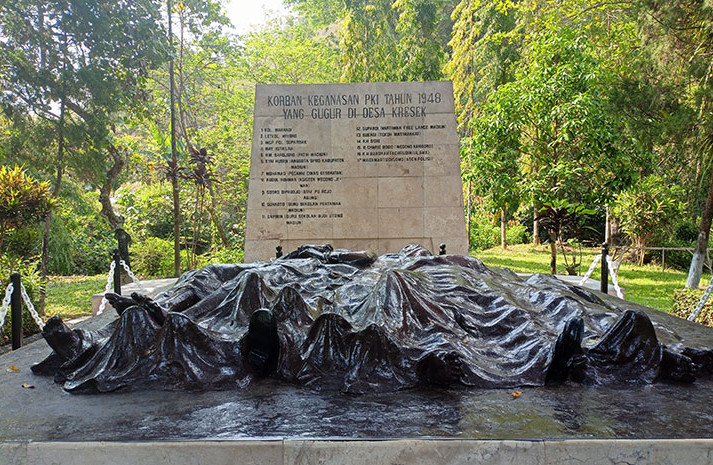 Para Korban PKI 1948 diabadikan di Monumen Kresek. Sumber : Dok. Pribadi