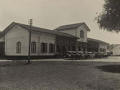 Stasiun Binjai Tempo Dulu. Foto : Tangapan layar Google