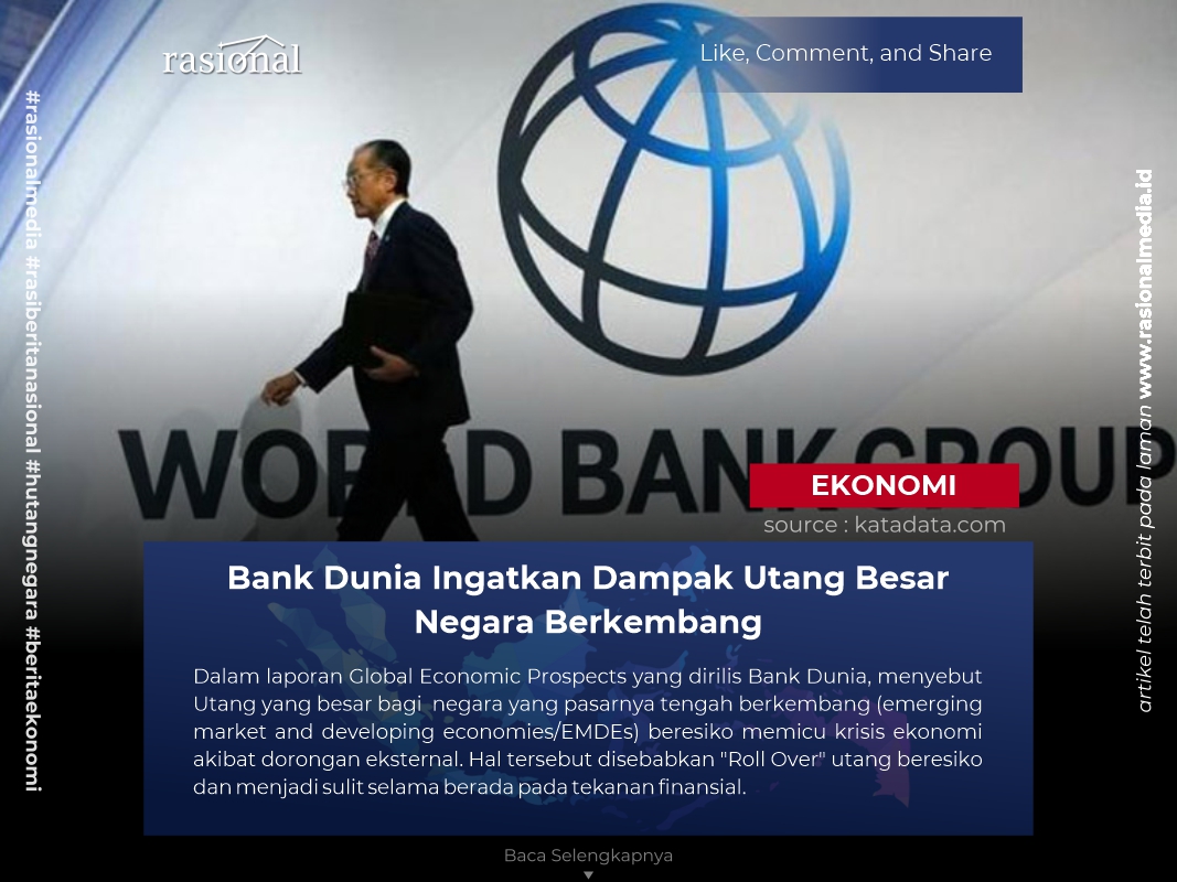 Bank Dunia Ingatkan Dampak Utang Besar Negara Berkembang